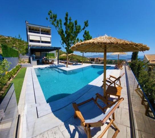 "Stergiou Luxury Apartments" Με Κοινη Πισινα Saronida エクステリア 写真