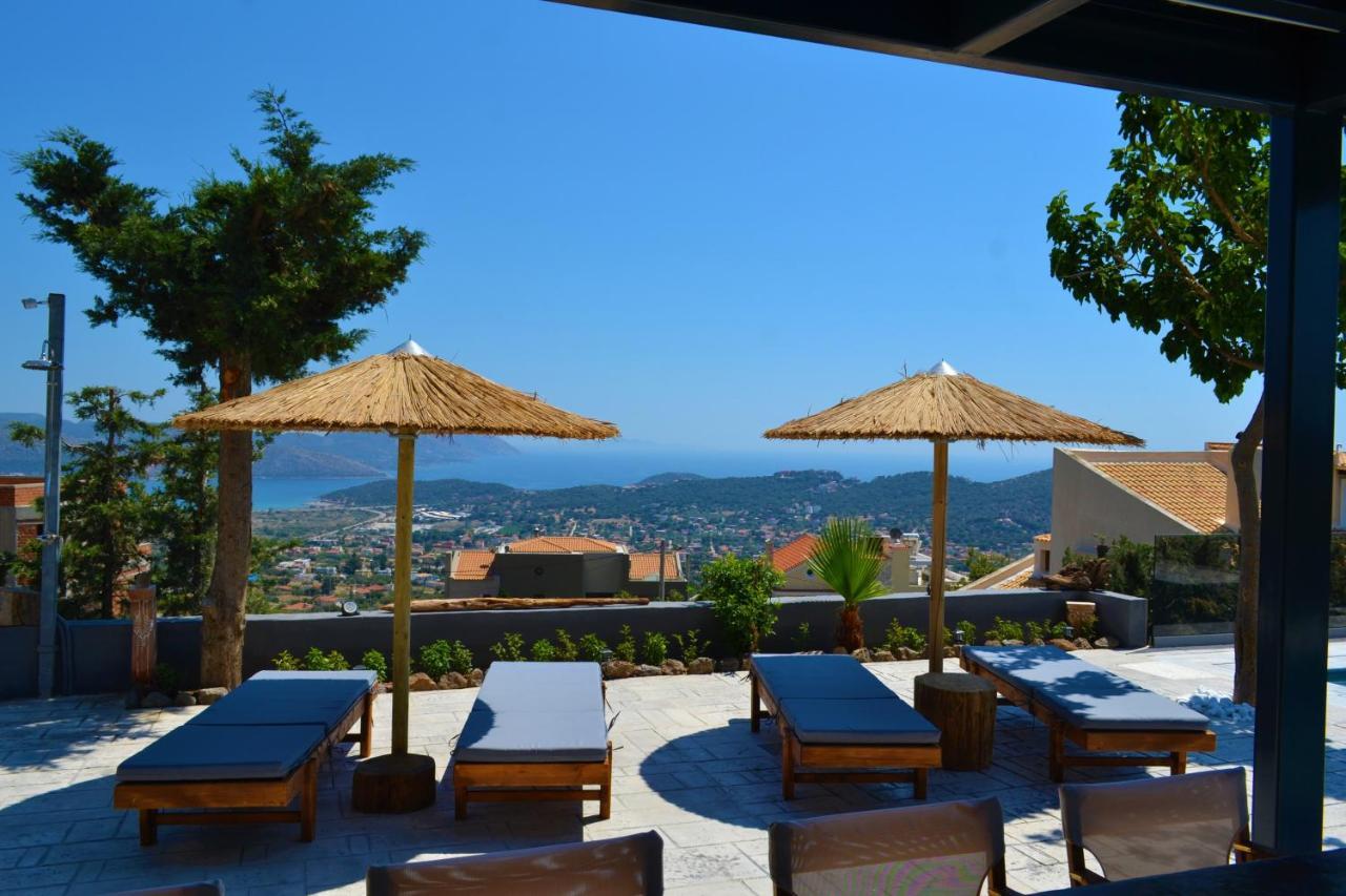 "Stergiou Luxury Apartments" Με Κοινη Πισινα Saronida エクステリア 写真