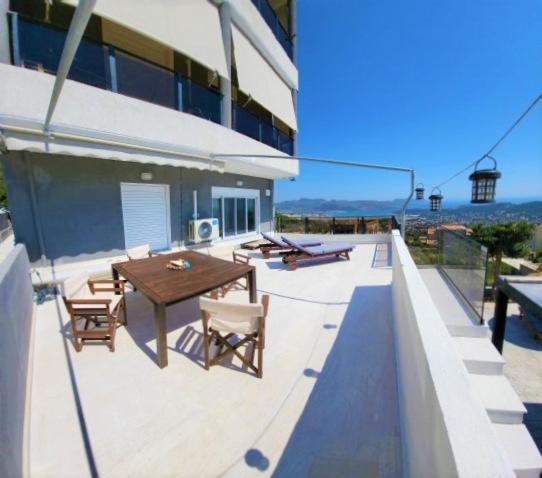 "Stergiou Luxury Apartments" Με Κοινη Πισινα Saronida エクステリア 写真