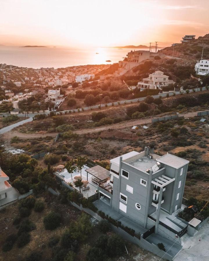 "Stergiou Luxury Apartments" Με Κοινη Πισινα Saronida エクステリア 写真