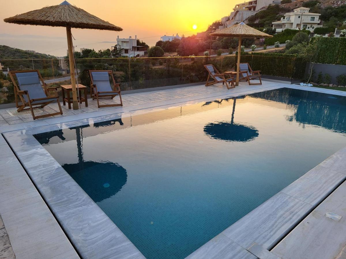"Stergiou Luxury Apartments" Με Κοινη Πισινα Saronida エクステリア 写真
