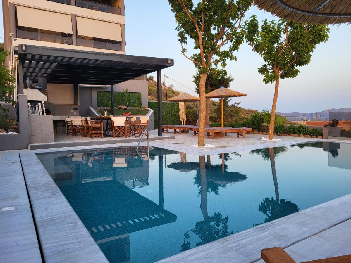 "Stergiou Luxury Apartments" Με Κοινη Πισινα Saronida エクステリア 写真