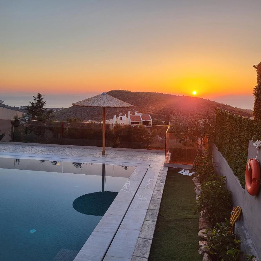 "Stergiou Luxury Apartments" Με Κοινη Πισινα Saronida エクステリア 写真